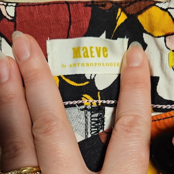 Anthropologie Floral Flare Jeans - Multicolor - Picture 3 of 4